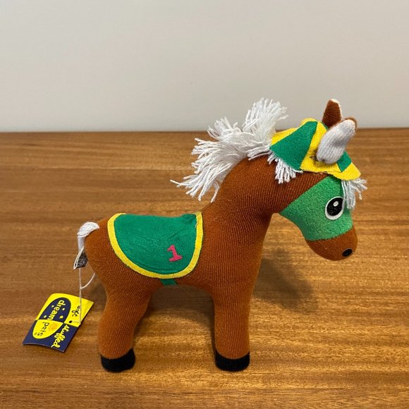 RARE, NEW Vintage 1977 Dakin Dream Pets Derby Dan 04-3137 Stuffed Horse Toy - Picture 1 of 16